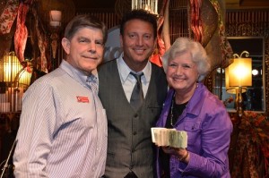 Keith, Tim, and Andrea  "Showing off some of the Money!