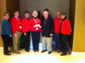 Having taken hundreds of WWII veterans to their Memorial in Washington, The Music City Honor Flights are being discontinued due to lack of applications and donations of funds.  Pictured are TN Fisher House Board Members Felicia Hix, Keith Lawrence, Mary Lou French, John Furgess (TN Fisher House Board member and Music City Honor Flight Chairman), Phil Barnett and Anne Kyle.